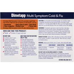 Dimetapp Multi Symptom Cold Flu 20 Pack Woolworths