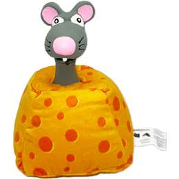 Minipaw Plush Dog Toy Mouse With Cheese each