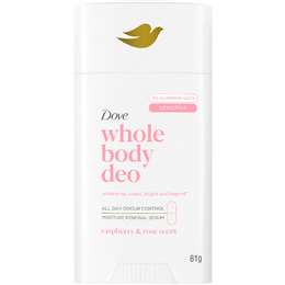 Dove Women Whole Body Deodorant Stick Raspberry & Rose 81g