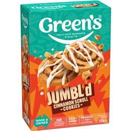 Green's Jumbl'd Cinnamon Scroll Cookies 520g