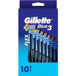Gillette Blue 3 Disposable Razors 10 pack