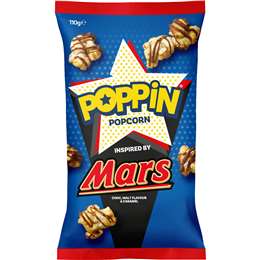 Poppin Ready To Eat Popcorn Mars 110g