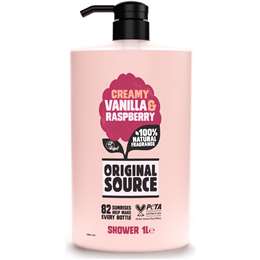Original Source Shower Gel Creamy Vanilla & Raspberry 1L