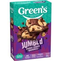 Green's Jumbl'd Cookie Loaded Brownies 480g