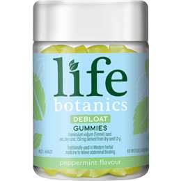 Life Botanics Debloat Gummies Peppermint Flavour 60 pack