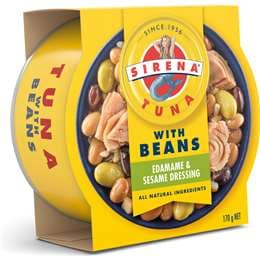 Sirena Tuna With Beans Edamame & Sesame Dressing