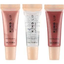 KIND Collective Mini Jelly Lips Gloss Go With Shea Butter 5mL x 3 pack