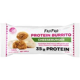 Fropro Protein Burrito Cheeseburger