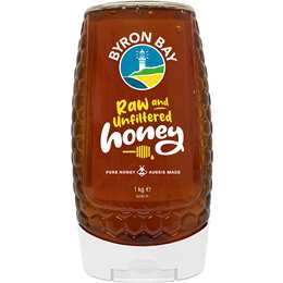 Byron Bay Raw & Natural Honey Squeeze 1kg