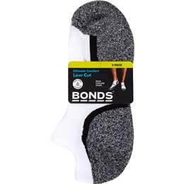 Bonds Mens Ultimate Comfort Lowcut Socks Size 11+ Assorted 2 pack