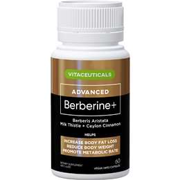 Vitaceuticals Advanced Berberine + Capsules 60 pack
