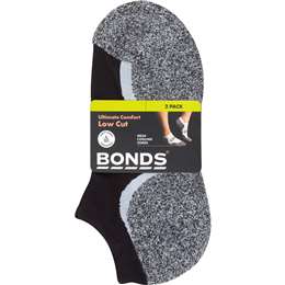 Bonds Womens Ultimate Comfort Lowcut Socks Size 3+ Assorted 2 pack