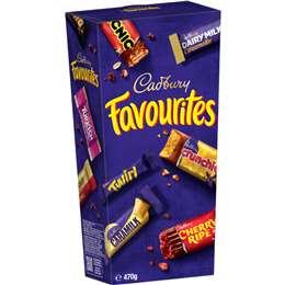 Cadbury Favourites Chocolate Box 470g