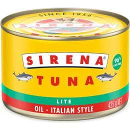 Sirena Tuna In Lite Italian Style Oil