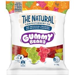 The Natural Confectionery Co. Gummy Bears 180g