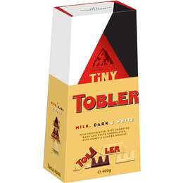 Toblerone Tiny Milk Dark & White Gift Box 400g