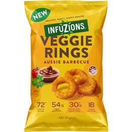Infuzions Veggie Rings Aussie Barbecue 90g