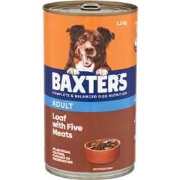 Baxter's Adult Dog Food Wet Loaf Five Meats 1.2kg