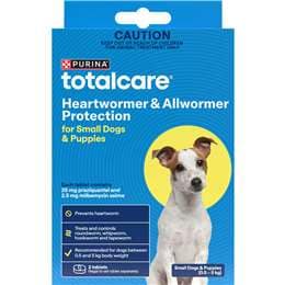 Total Care Heartwormer & Allwormer Protection Tablets For Puppies