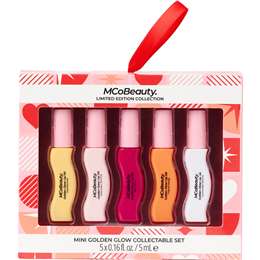 MCoBeauty Mini Golden Glow Collectable Lip Oil Set 5mL x 5 pack