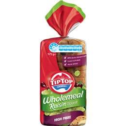 Tip Top Wholemeal Raisin Toast Loaf