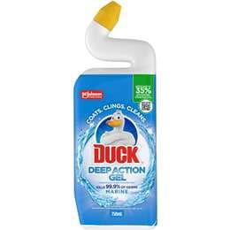 Duck Deep Action Gel Toilet Cleaner Marine 750mL