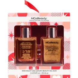 MCoBeauty Mini Multi Use Luxury Beauty Oil Duo Plain & Shimmer 28mL x 2 pack