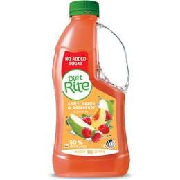 Diet Rite Cordial Apple Peach & Raspberry