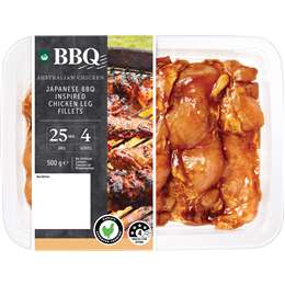 Woolworths BBQ Australian Chicken Leg Fillets Japanese Style