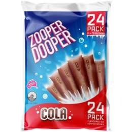 Zooper Dooper Ice Blocks Cola 24 pack