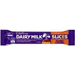 Cadbury Dairy Milk Slices Chocolate Bar Peanut Caramel 48g