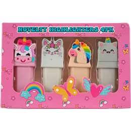 Novelty Highlighters Assorted 4 pack
