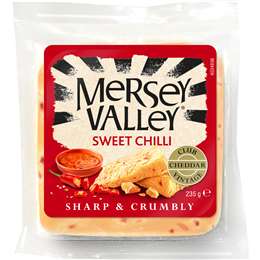 Mersey Valley Sweet Chilli Cheddar 235g