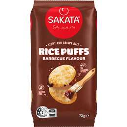 Sakata Rice Puff Crisps Barbecue 73g