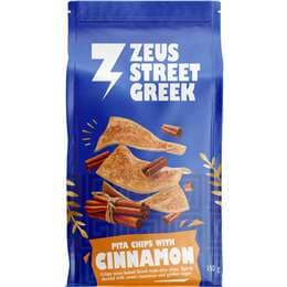 Zeus Street Greek Pita Chips With Cinnamon 150g