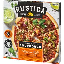 McCain Rustica Sourdough Pizza Mexican 460g