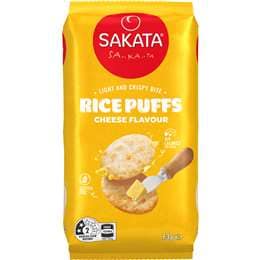 Sakata Rice Puff Crisps Cheese 73g