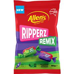 Allen's Ripperz Remix Lollies 150g
