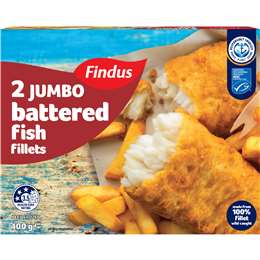 Findus Jumbo Battered Fish Fillets