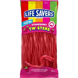 Life Savers Twisters Strawberry 205g