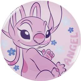 Lilo & Stitch Angel Melamine Plate Pink each