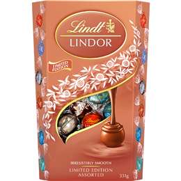 Lindt Lindor Limited Edition Assorted Chocolate Gift Box 331g