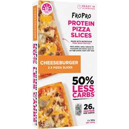 FroPro Protein Pizza Slices Cheeseburger