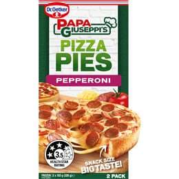 Dr. Oetker Papa Giuseppi's Frozen Pizza Pies Snack Pepperoni