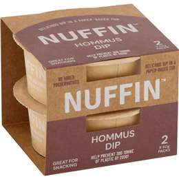 Nuffin Hommus Dip 50g x 2 pack