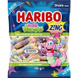 Haribo Fruity Wormies Share Size 140g