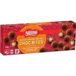 Nestle Salted Caramel Pretzel Choc Bites 240g