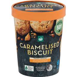 Woolworths Caramelised Biscuit Frozen Dessert