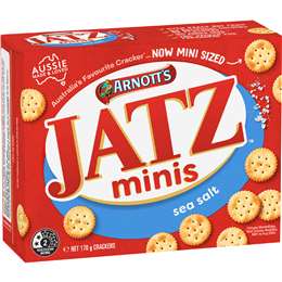 Arnott's Jatz Mini Crackers Sea Salt 170g