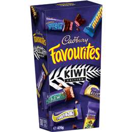 Cadbury Kiwi Favourites Chocolate Gift Box 470g